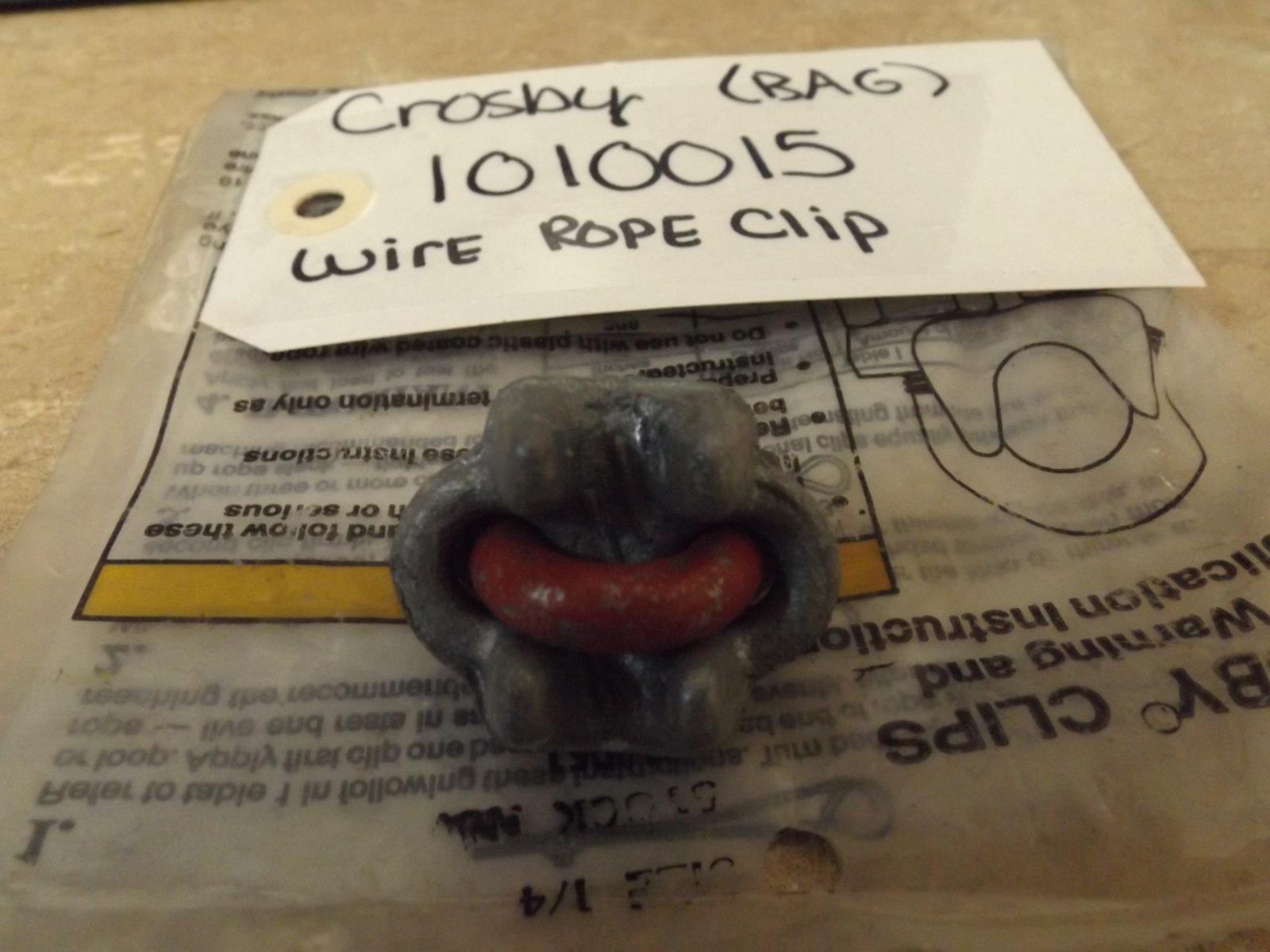 CROSBY WASHER 1010015 WIRE ROPE CLIP (NEW) CROSBY WASHER 1010015 WIRE ROPE CLIP (NEW)